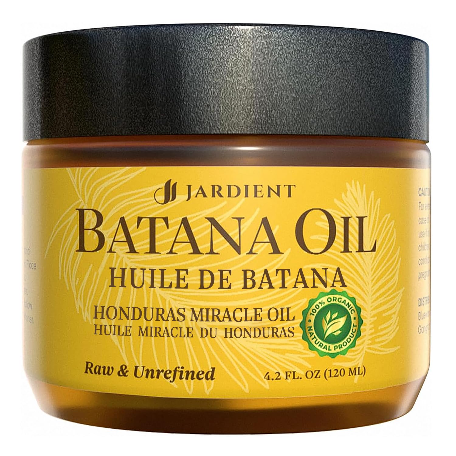 Dr Sebi Honduras Organic Batana Olio Per Il Crescita dei Capelli - Per Uomini e Donne (|2 Oz) Che Stimola i Capelli Più 