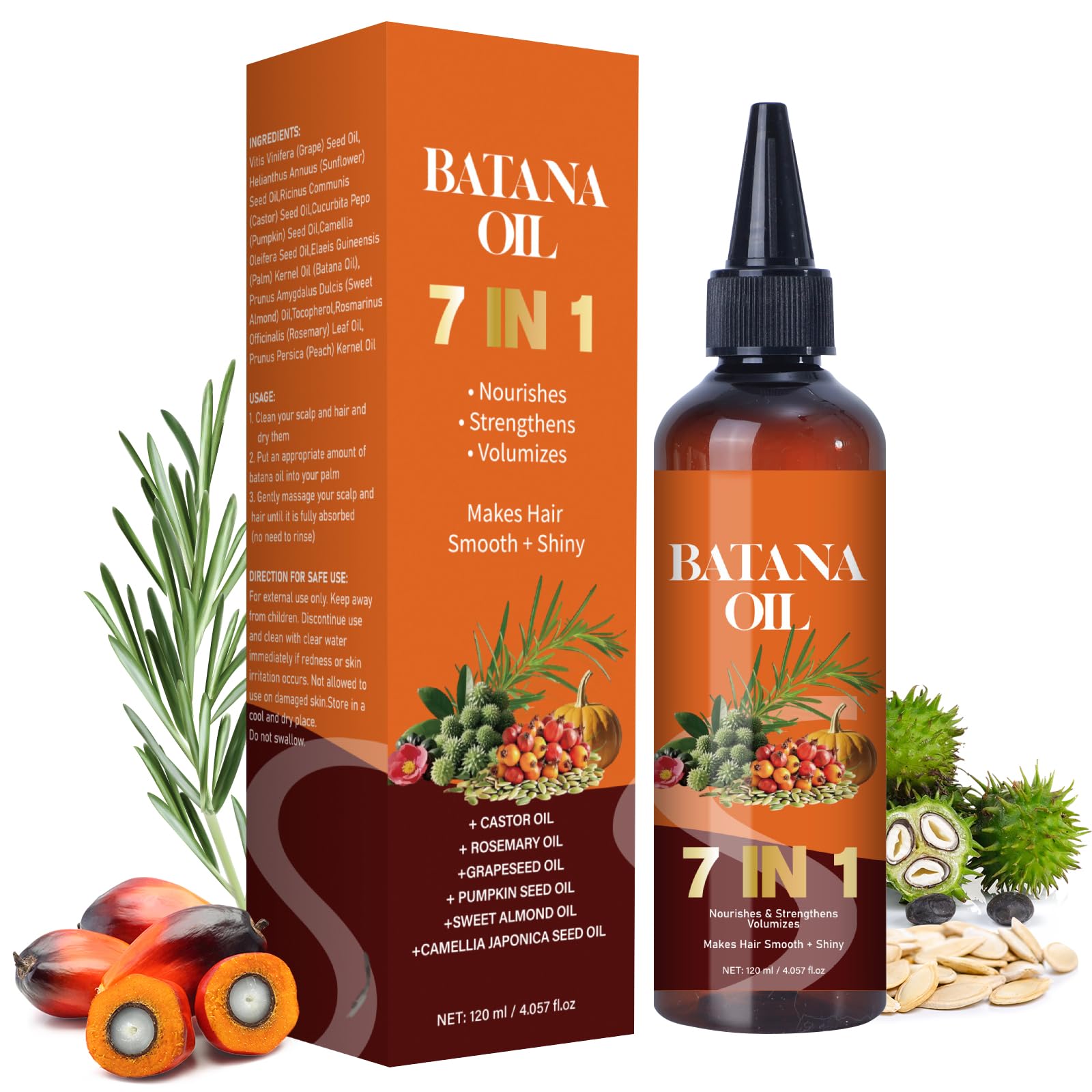  Batana Hair Oil 100% Naturale per Stimolare il Crescimeinto Capilloso
| Batana Oil per Riparare i Capelli Secchi e Dann